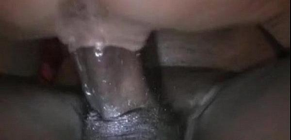  wife and huge bbc all her cum running out white and creamy -- visit kazaacams.com for more!